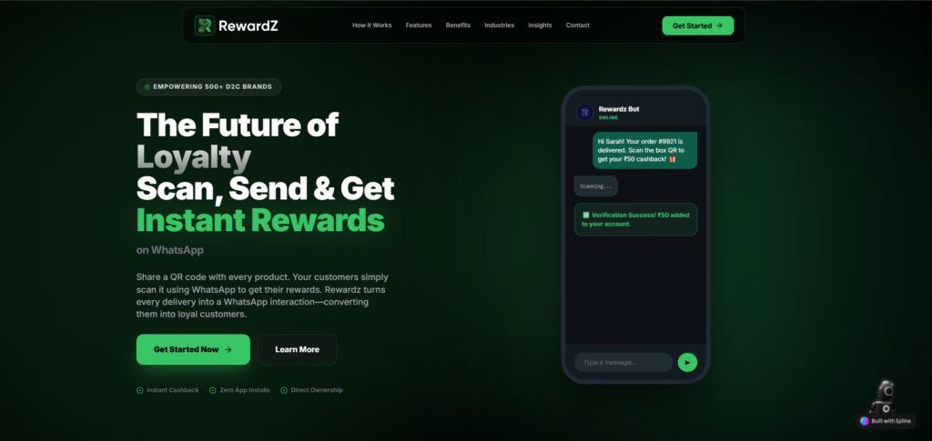 AI-powered rewards and loyalty software dashboard