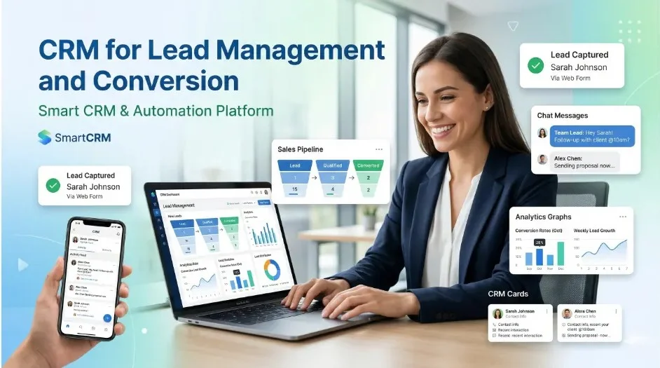 CRM for lead management and conversion